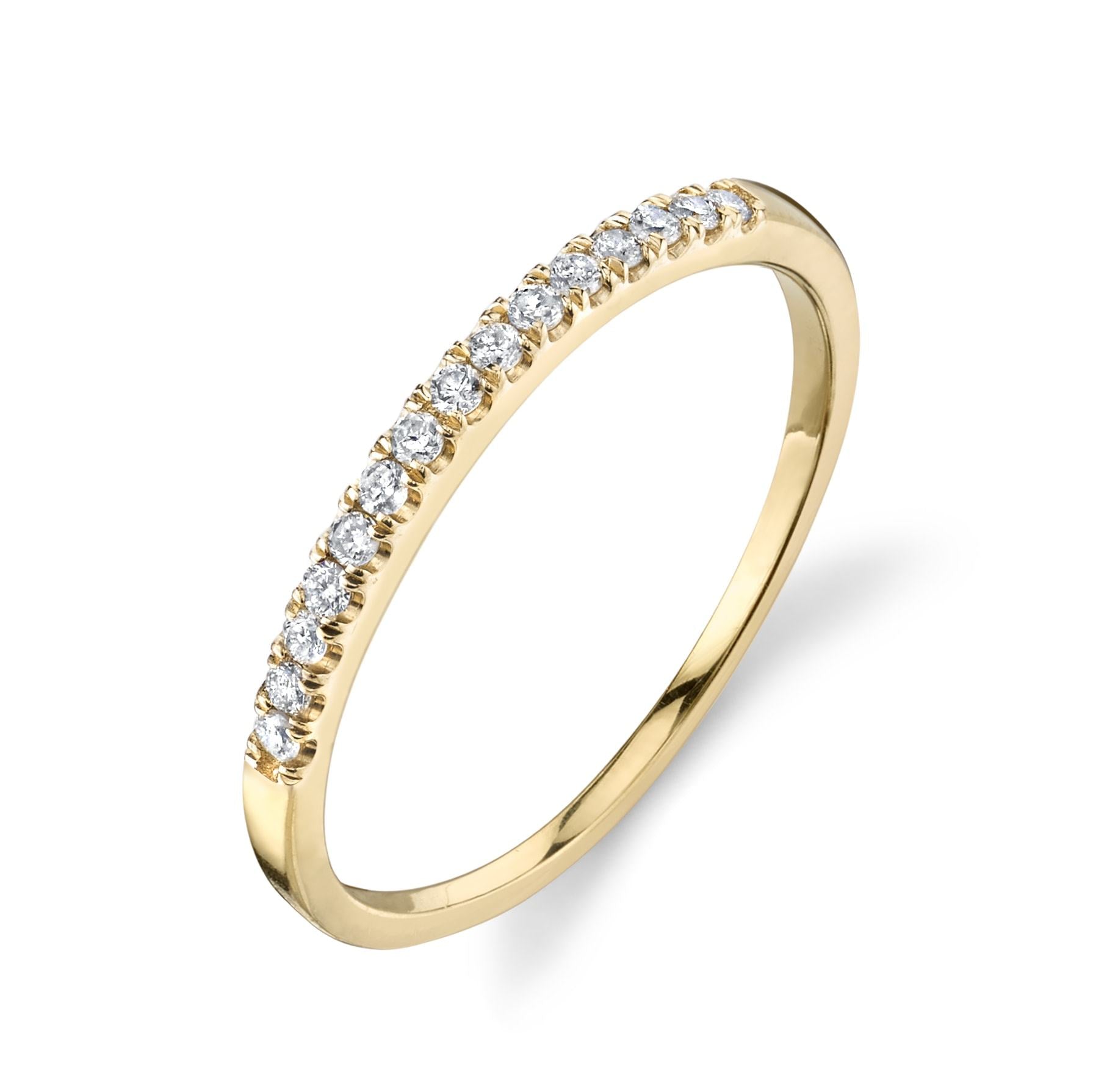 white diamond, yellow gold