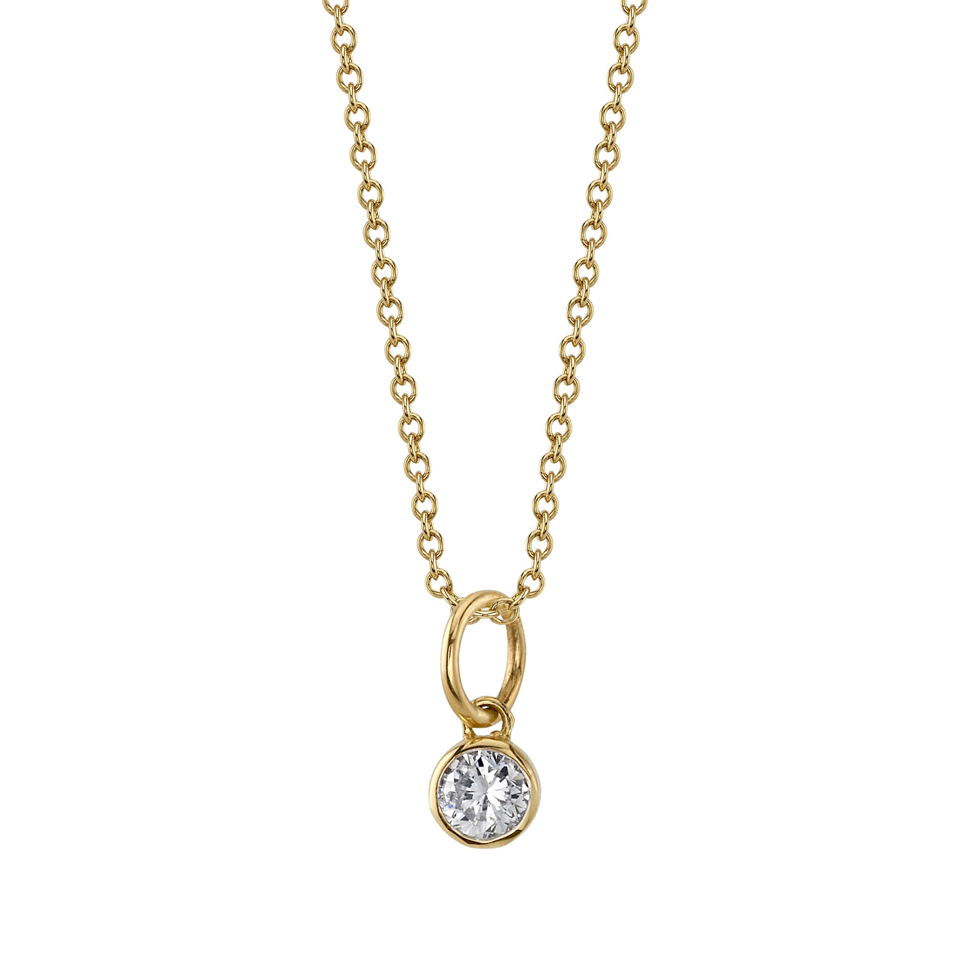 Diamond birthstone pendant Clearance