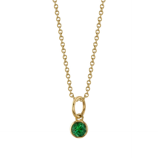 EMERALD BIRTHSTONE CHARM