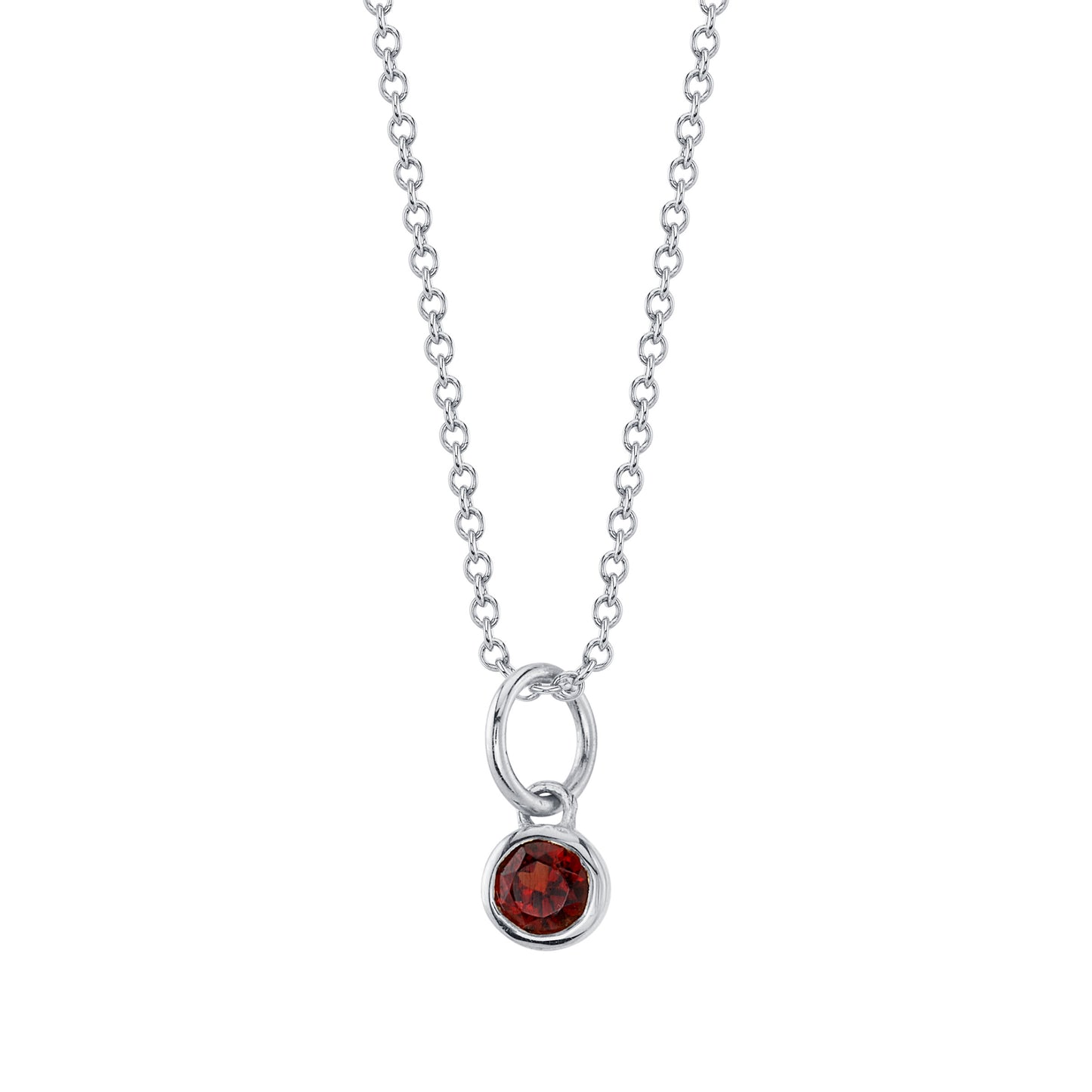 GARNET BIRTHSTONE CHARM