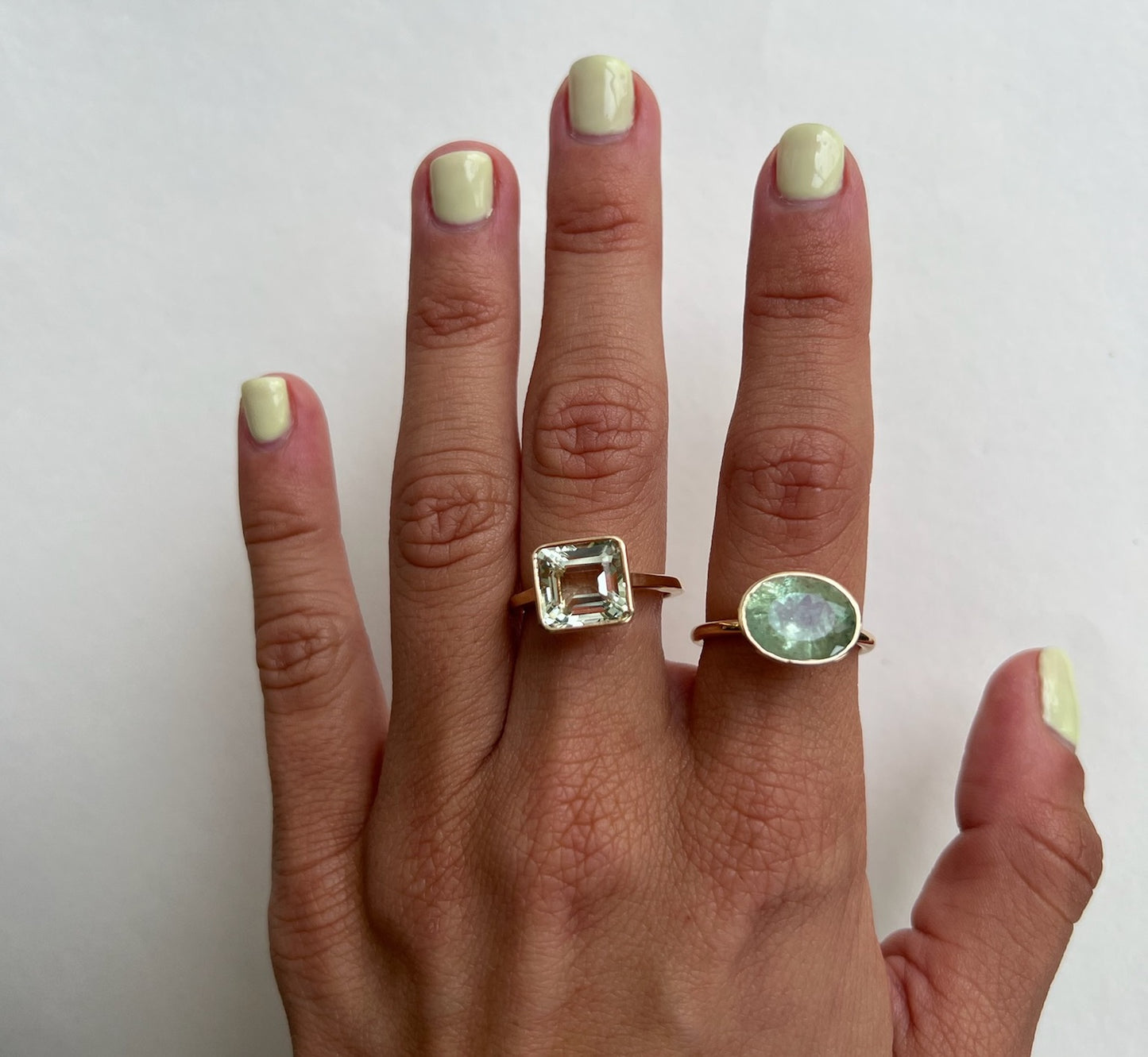 GREEN BERYL RING