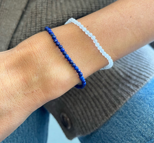 LAPIS BEAD BRACELET