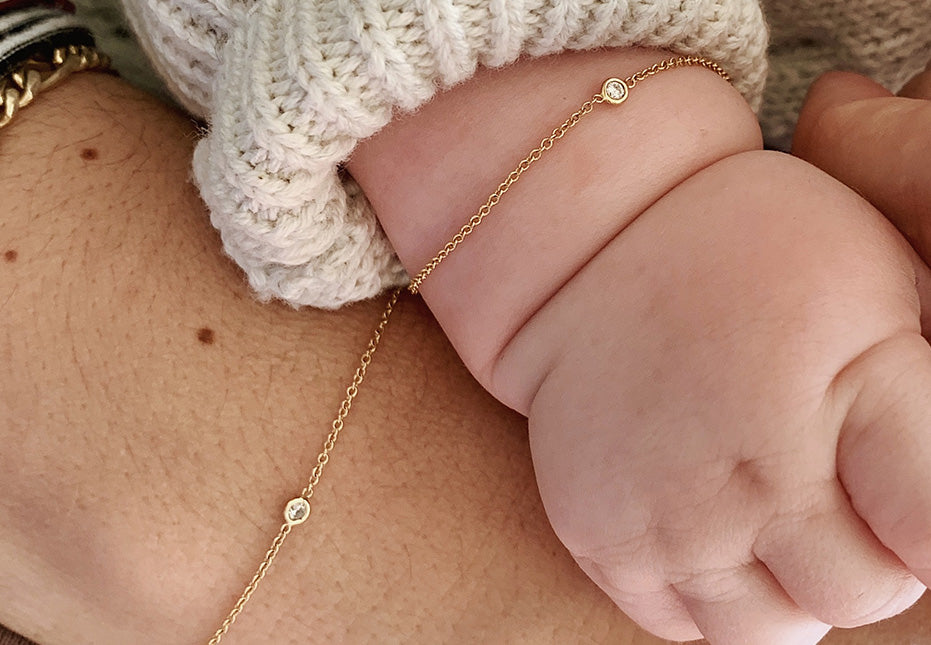 Infant diamond bracelet outlet