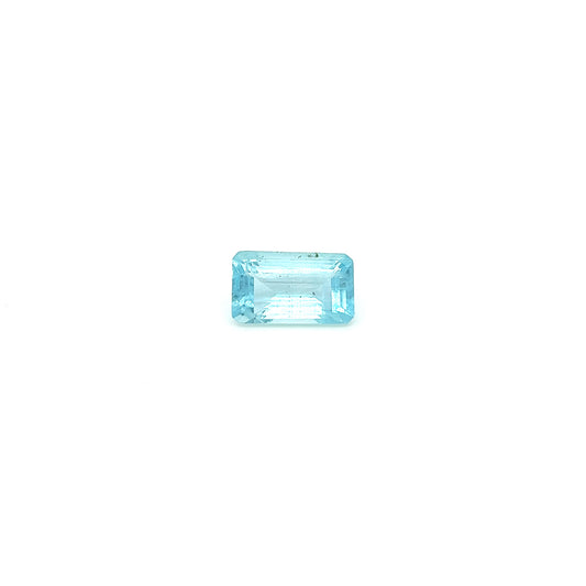 BESPOKE AQUAMARINE EMERALD CUT RING