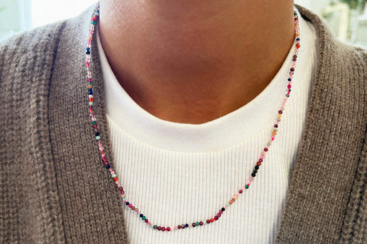 Sample Mini Beaded Colorful Necklace