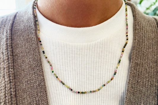 Sample Mini Beaded Tourmaline Necklace