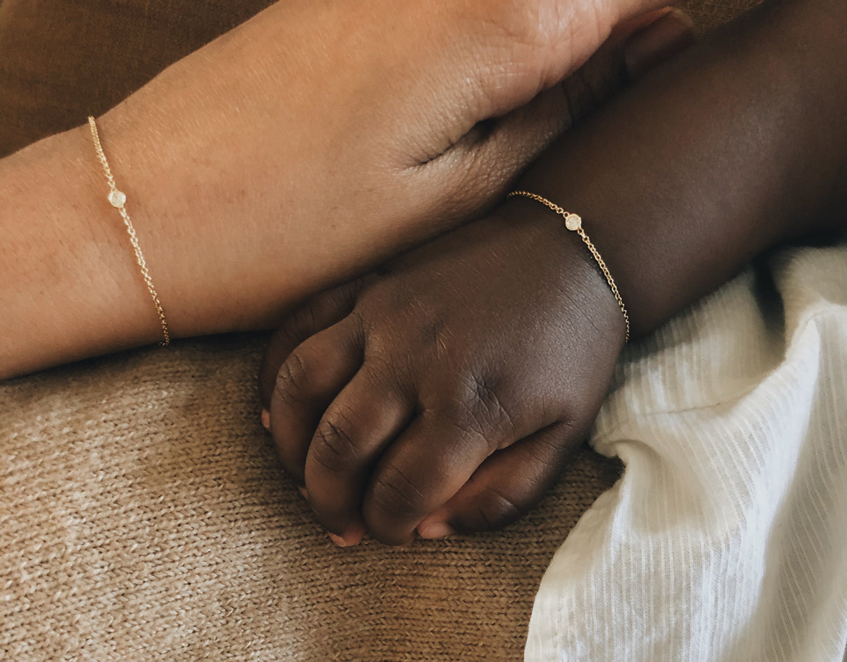 Matching diamond bracelets discount