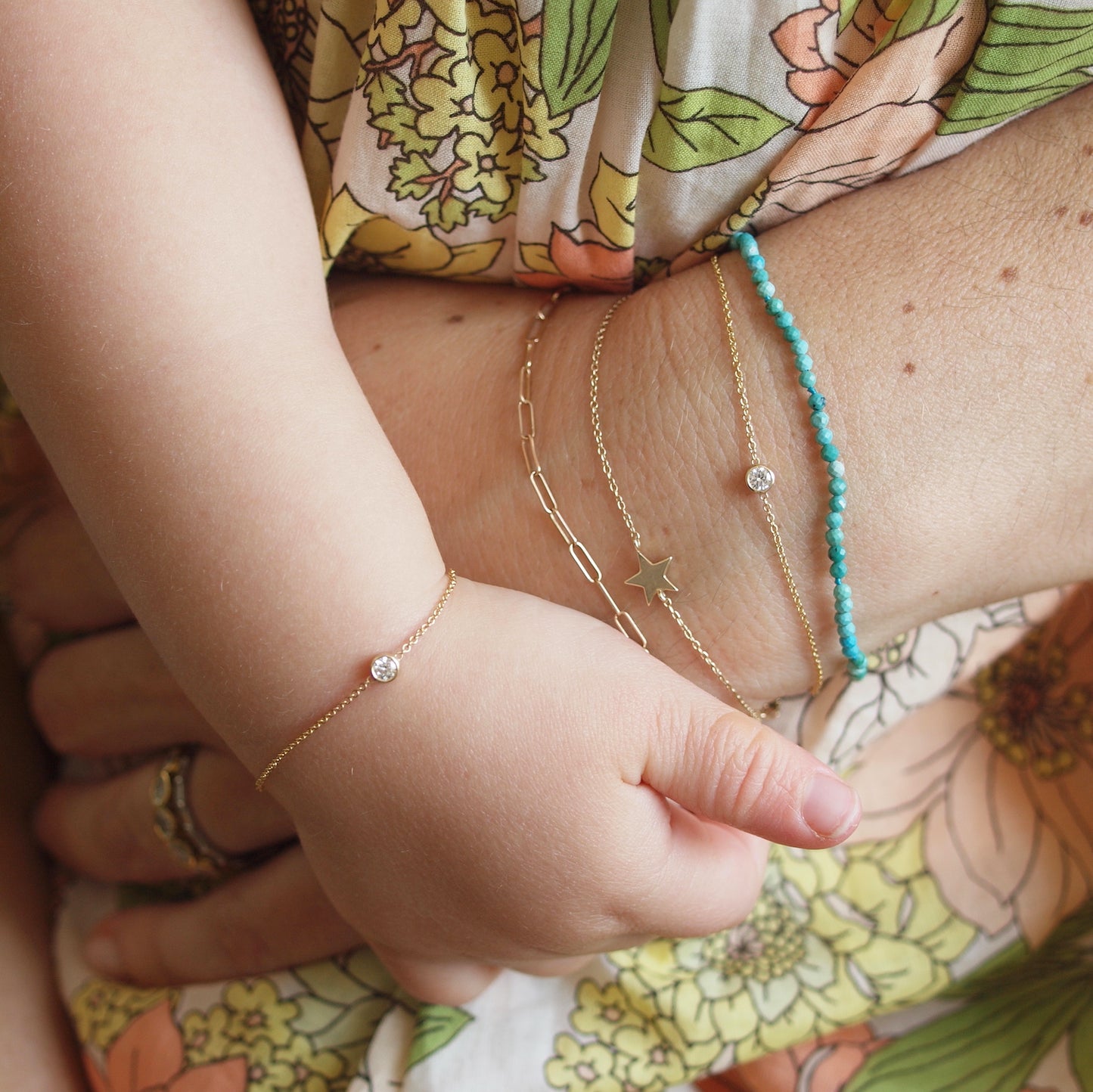 MOTHER & DAUGHTER BRACELET SET