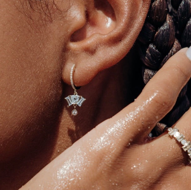 Ocean Fan Earrings - Carly Cushnie for Starling