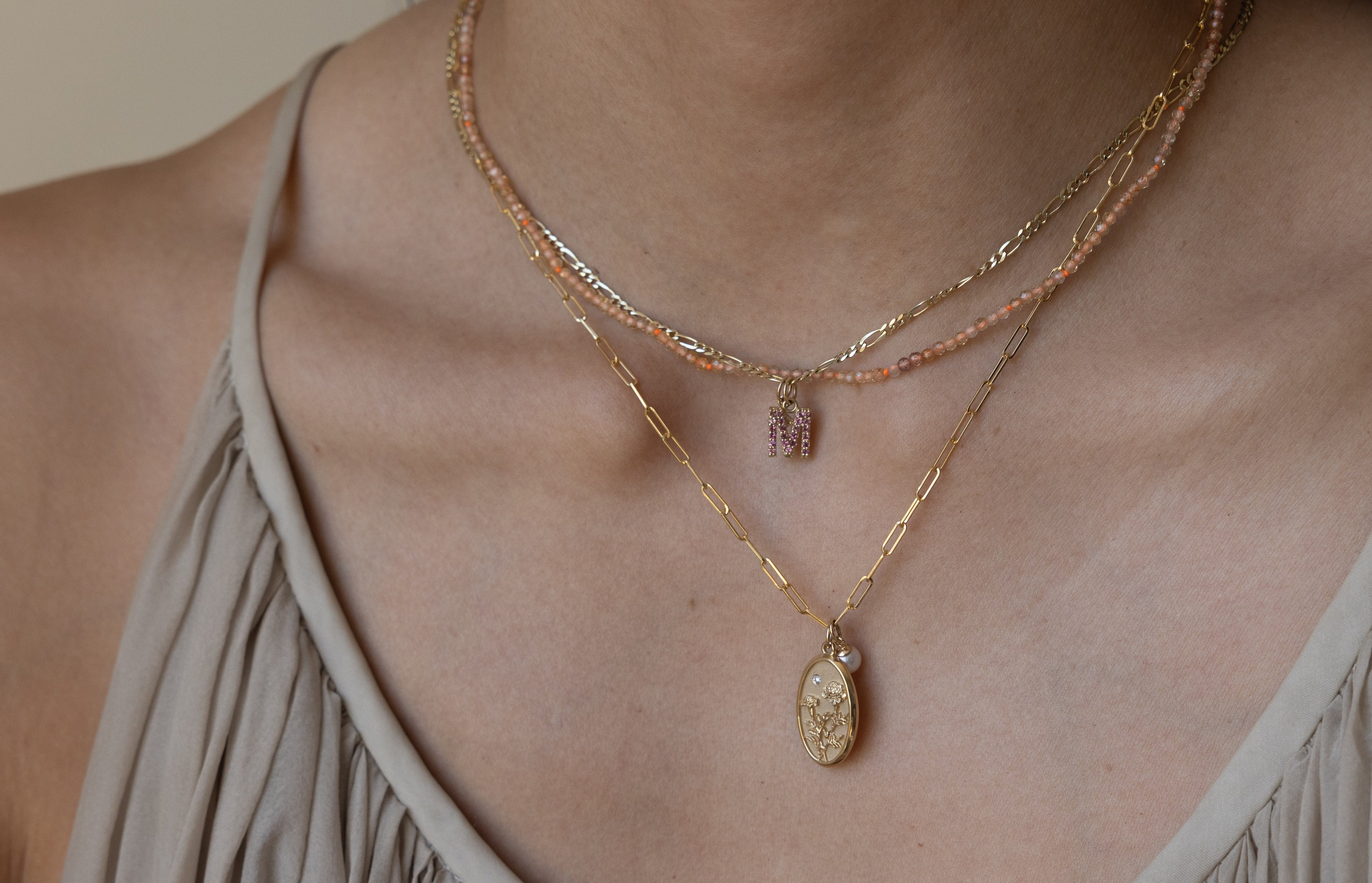 OCTOBER BIRTH FLOWER CHARM