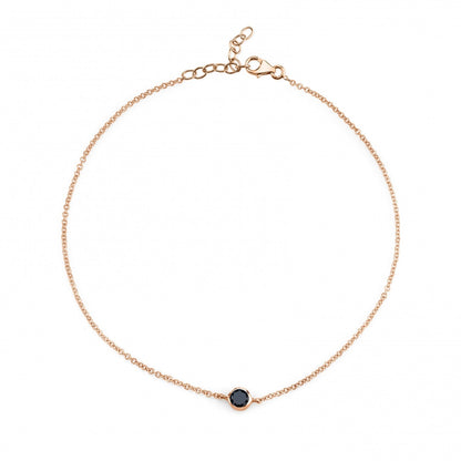 black diamond, rose gold