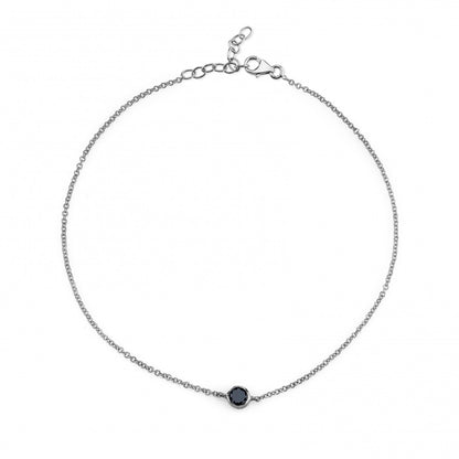 black diamond, white gold