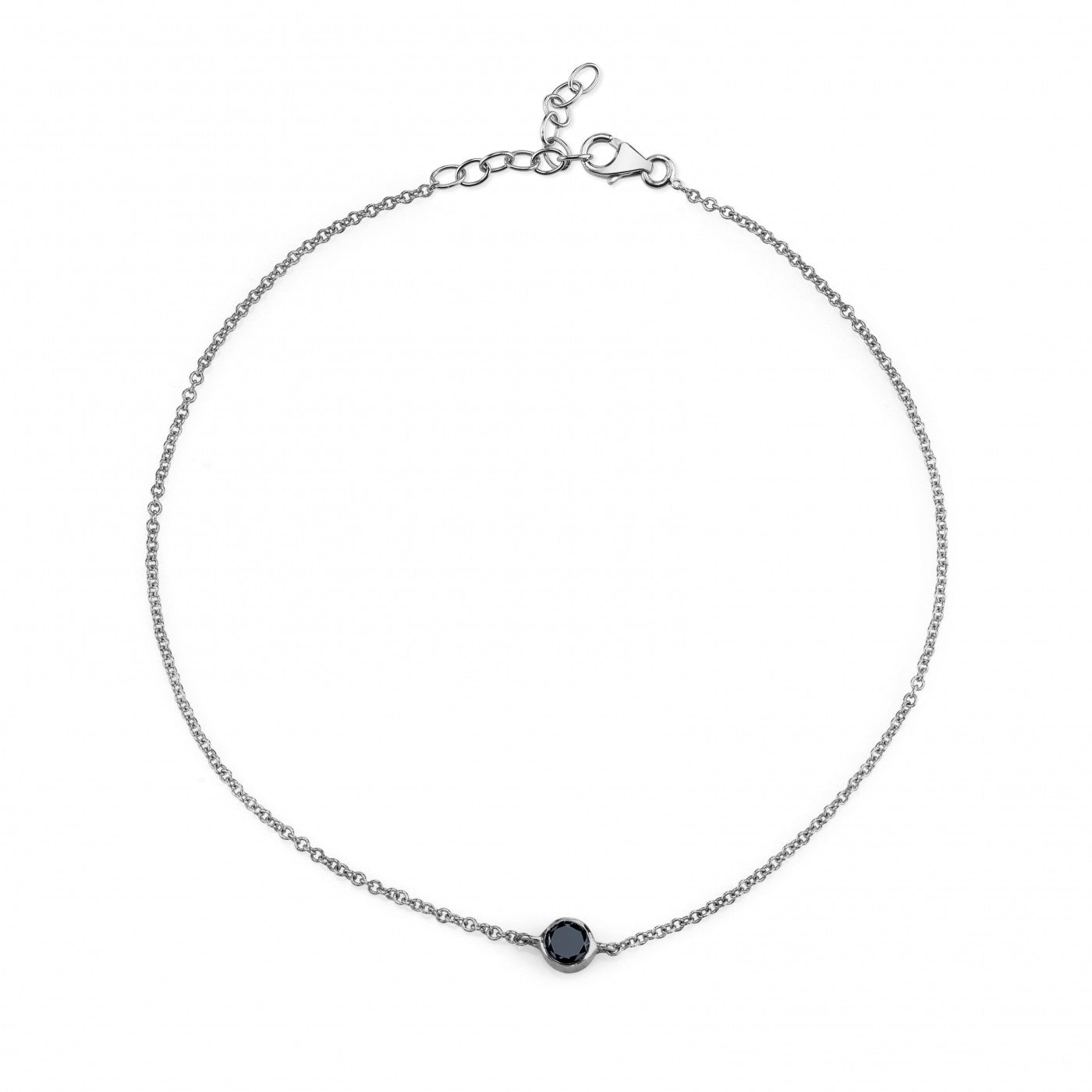 black diamond, white gold