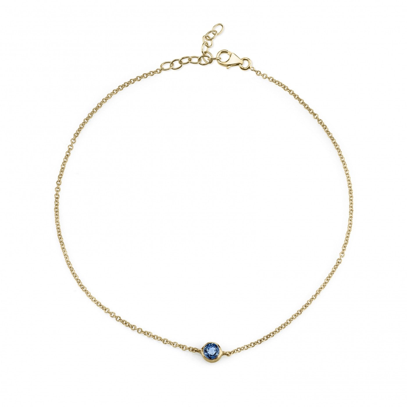 blue sapphire, yellow gold