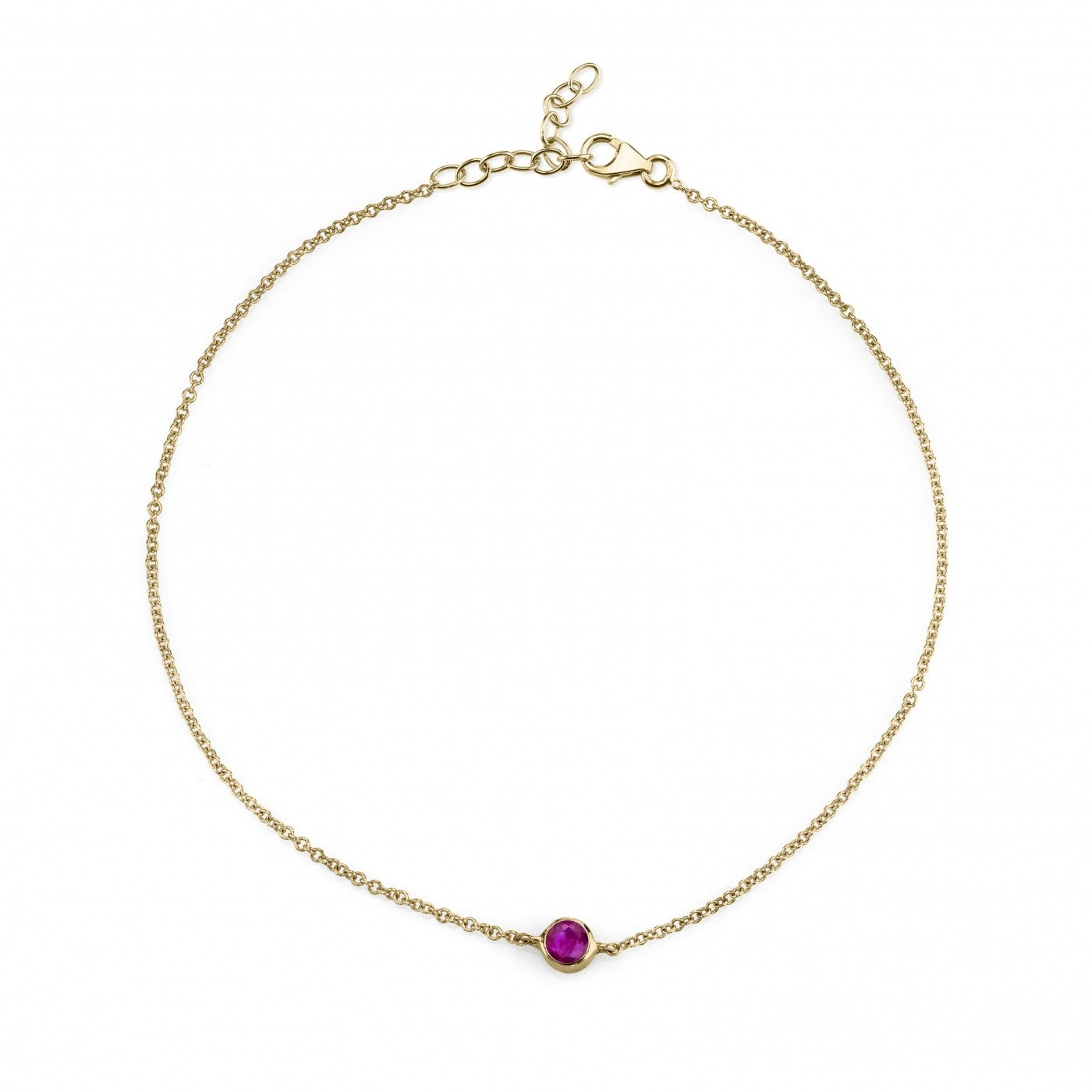 ruby, yellow gold