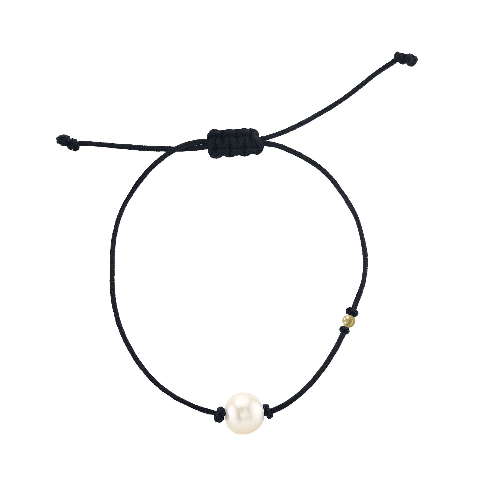 Pearl Gold Bead String Bracelet