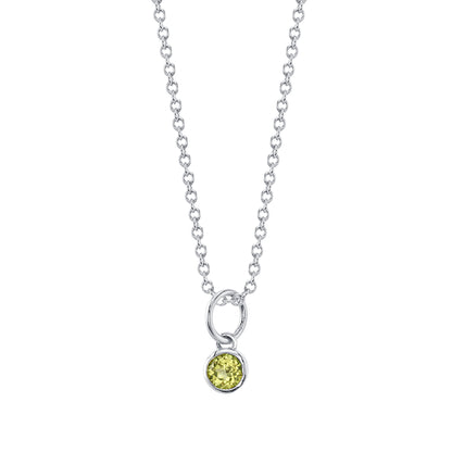 PERIDOT BIRTHSTONE CHARM