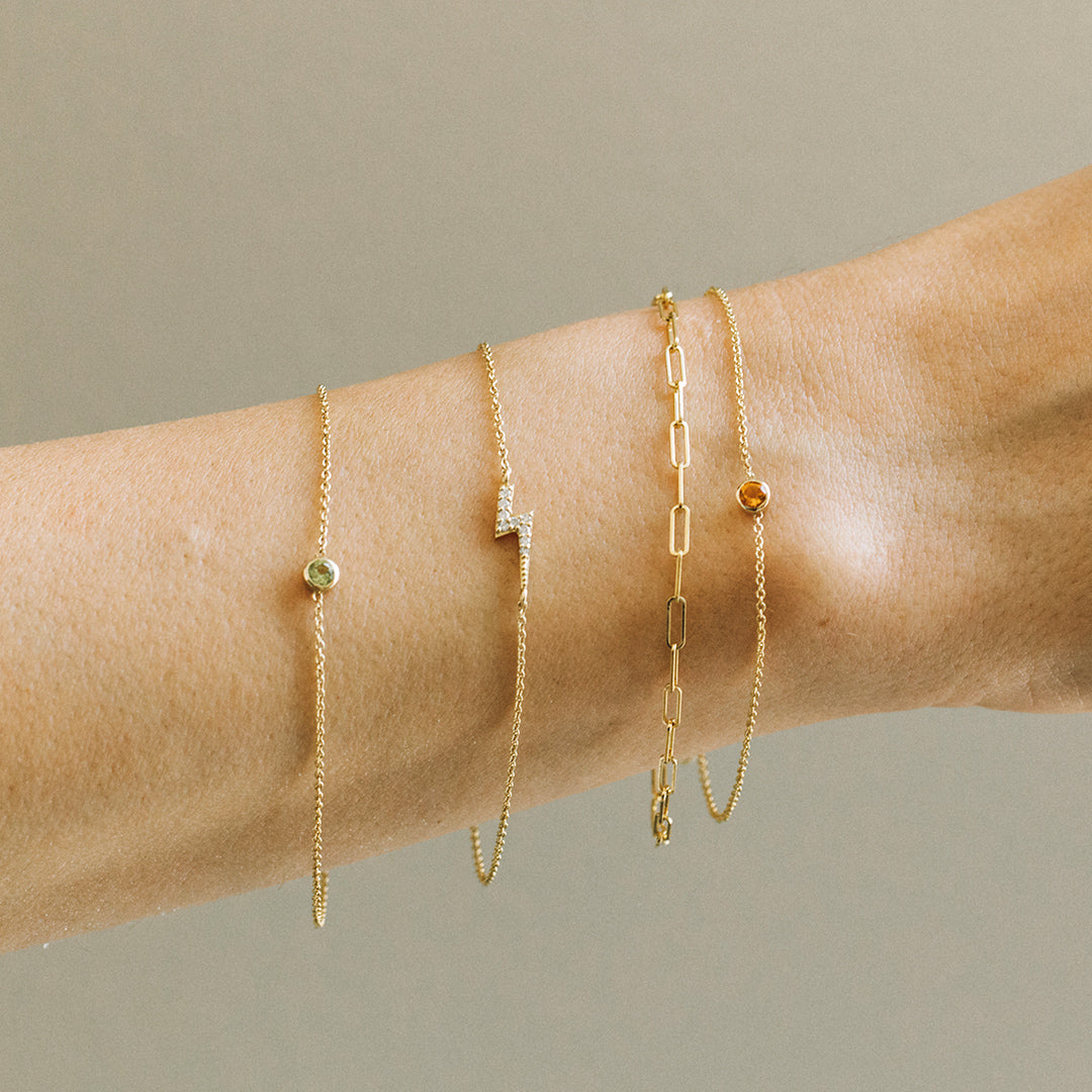 CITRINE BIRTHSTONE BRACELET November Birthday Starling
