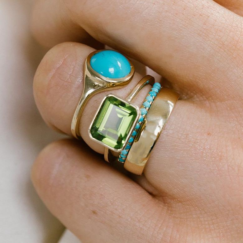 Natural And Real Peridot Ring Gem Natural Peridot Ring 925 Sterling Silver  Wholesale Fine Jewelry Gemstone - Rings - AliExpress