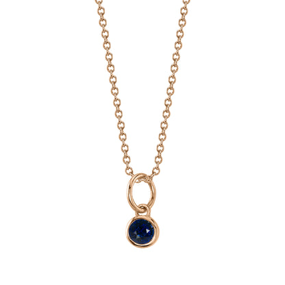 SAPPHIRE BIRTHSTONE CHARM