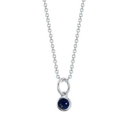 SAPPHIRE BIRTHSTONE CHARM