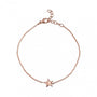 Star Bracelet 14K Rose Gold / Baby (4-5In)