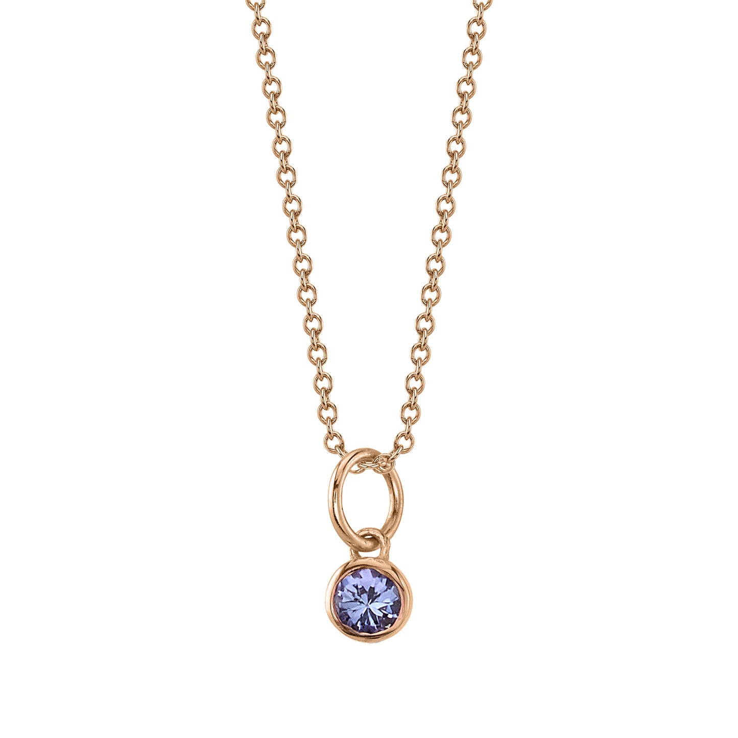 TANZANITE BIRTHSTONE CHARM