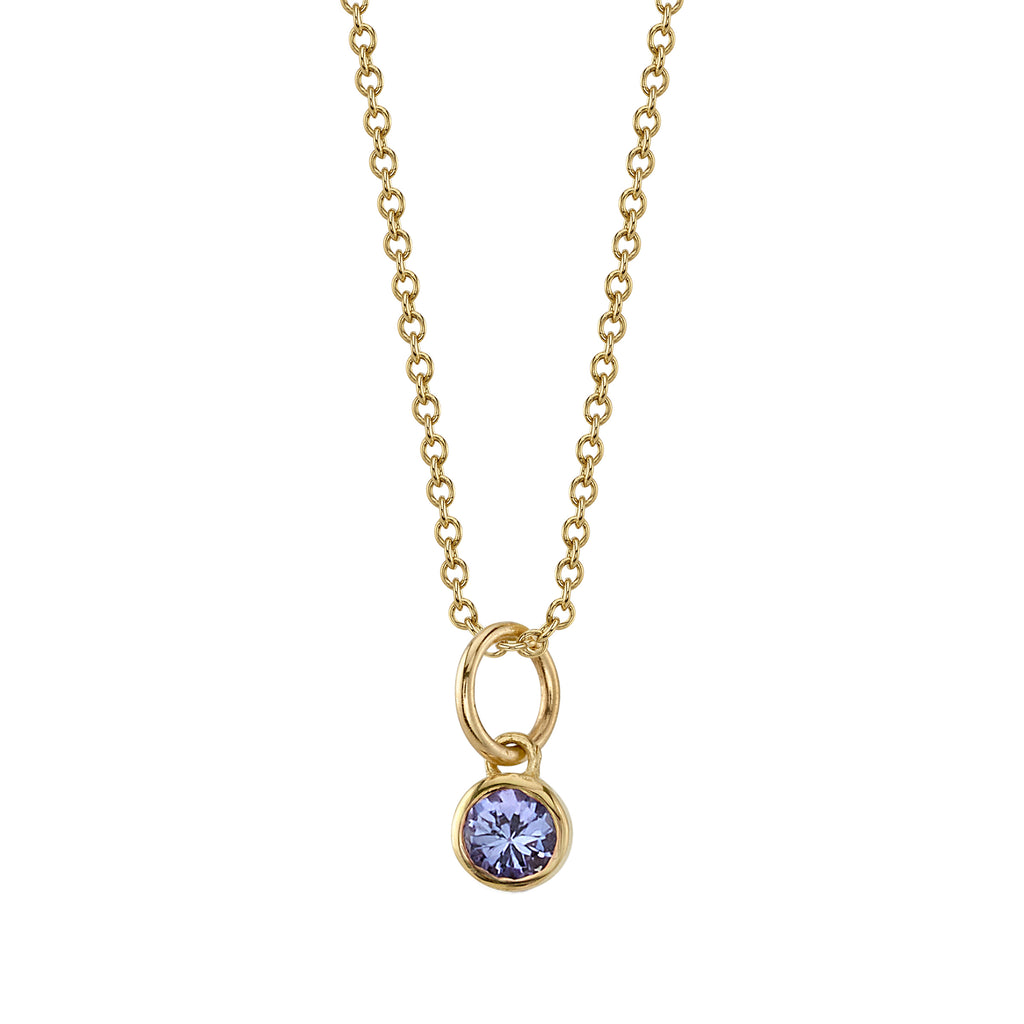 TANZANITE BIRTHSTONE CHARM