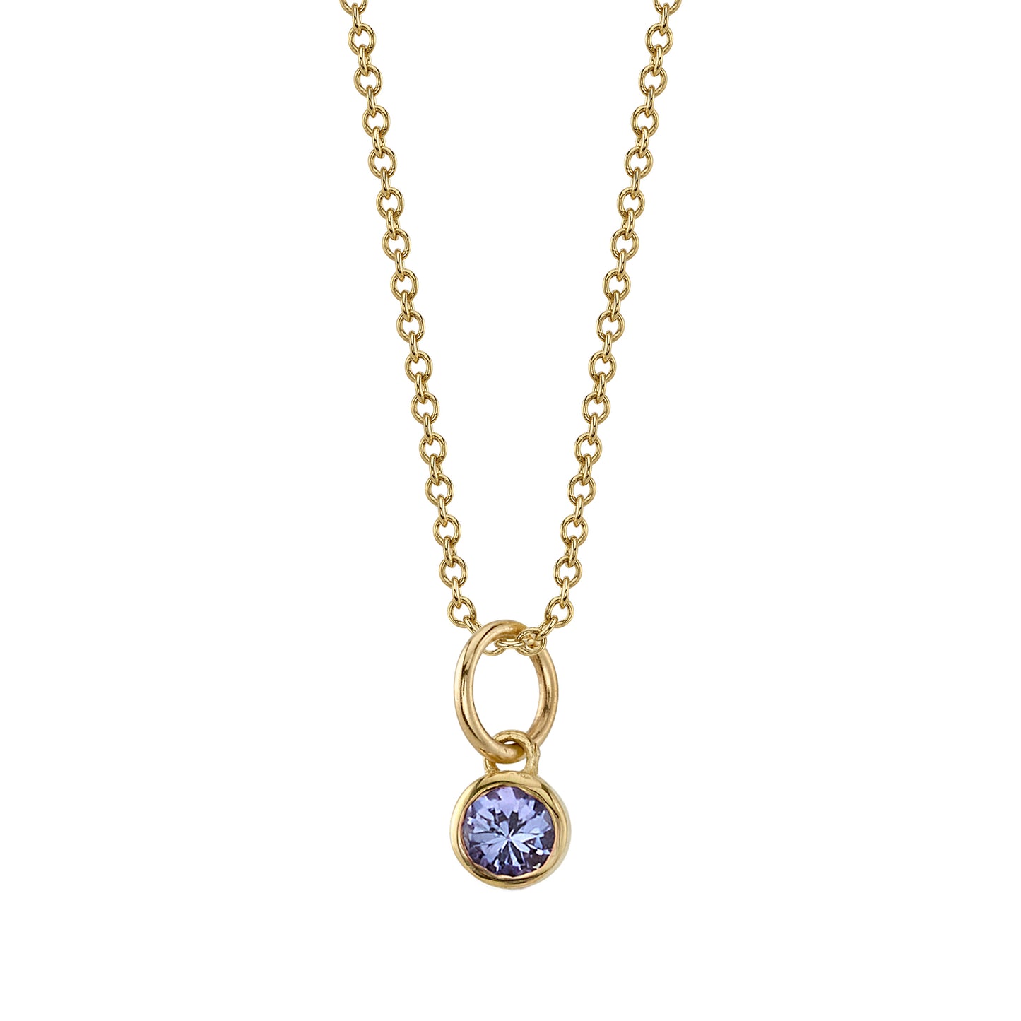TANZANITE BIRTHSTONE CHARM