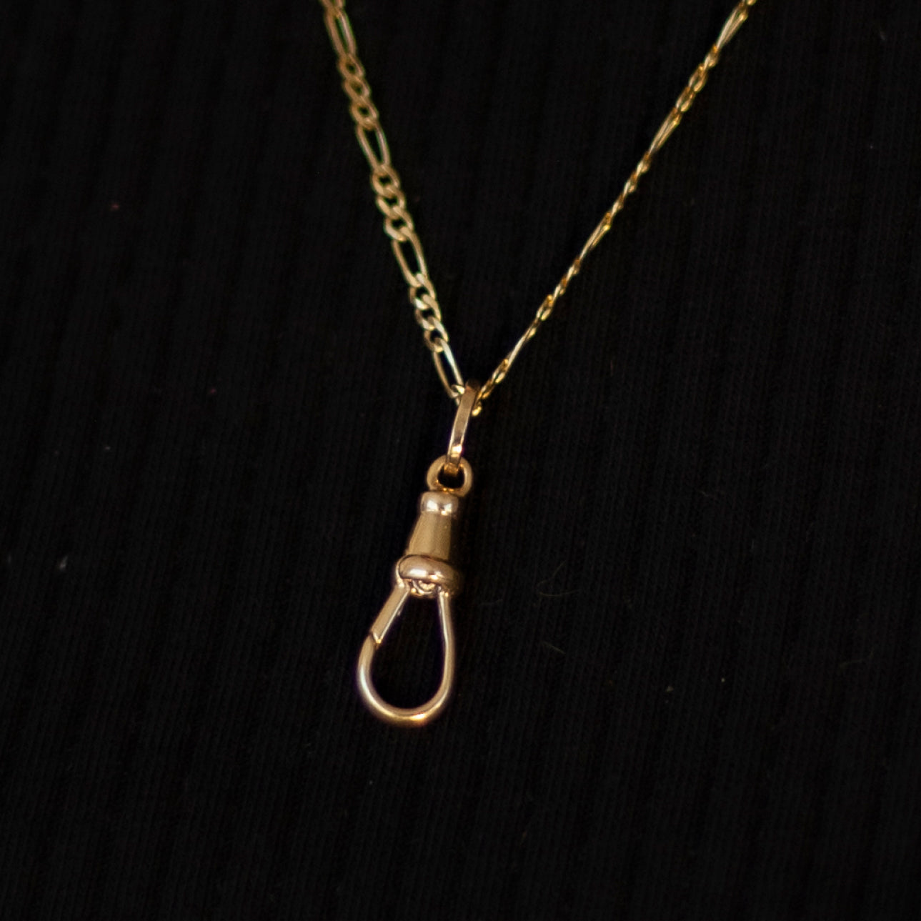 Charm Holder Necklace 14K Rose Gold