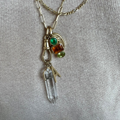 Vintage Clasp Charm Holder Modern Albert Clasp Starling